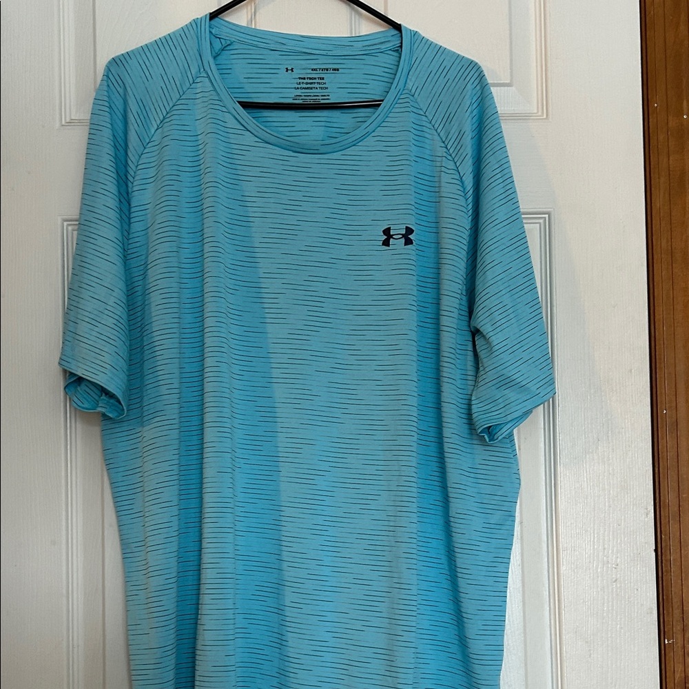 Under Armour Men's Light Blue Athletic Tee